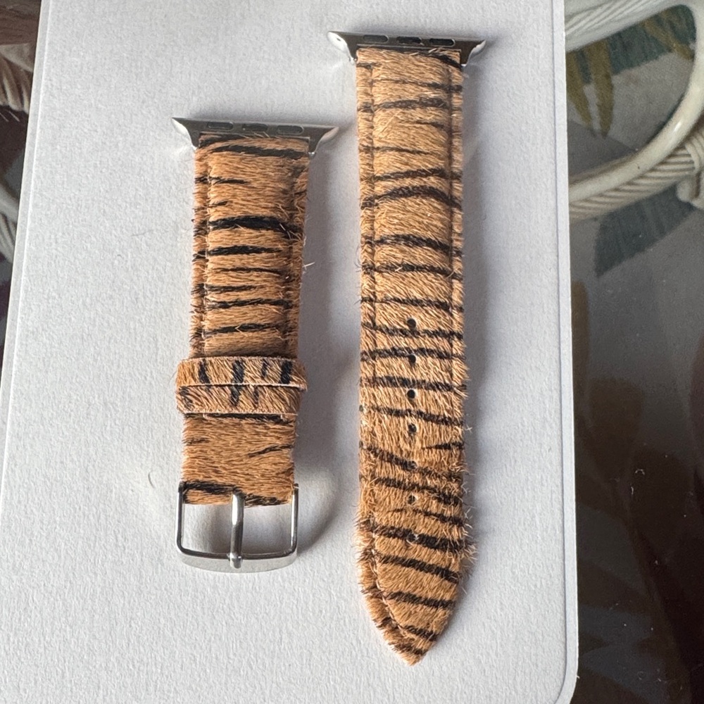 APPLE Watch Band Zebra. Real Ponyhair. M/ L.